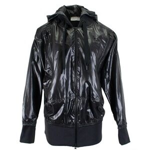 Stella McCartney Shiny Black Windbreaker